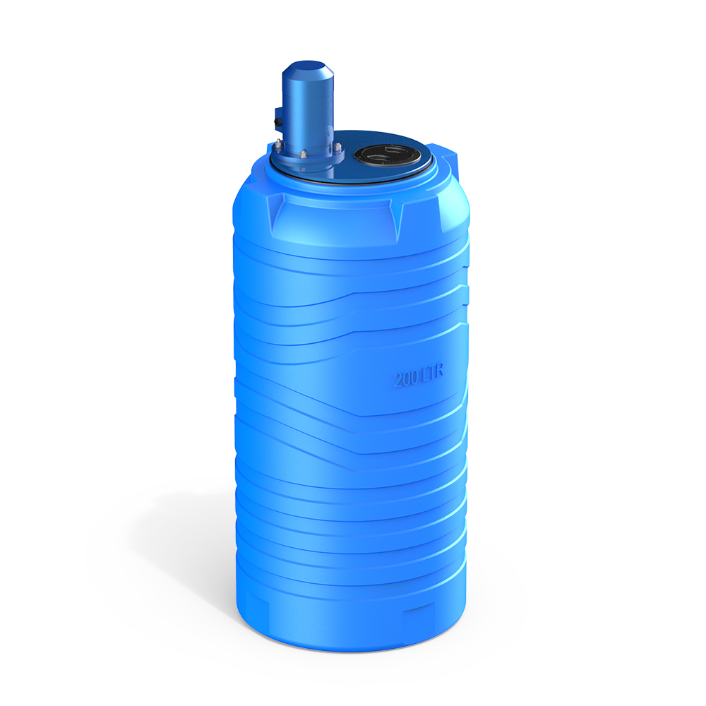 Емкость N 200 литров с пропеллерной мешалкой фото 1