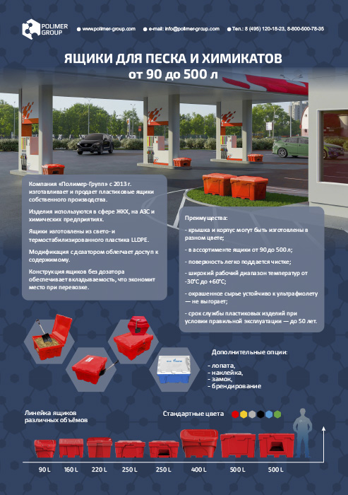 Листовка «Пластиковые ящики» от компании Полимер-Групп