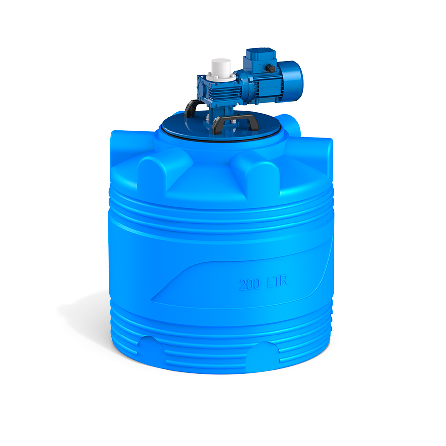 Емкость V 200 литров с мешалкой для вязких жидкостей фото 1