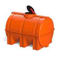 анонс емкости G 3000 литров КАС с откидной крышкой