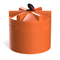 анонс емкость V 8000 литров КАС с откидной крышкой