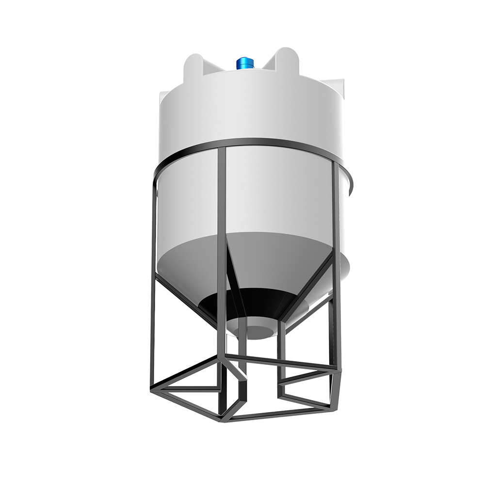 Емкость K 2000 литров с турбинной мешалкой Микс DSL фото снизу