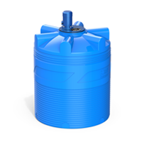 Анонс Емкость V 1000 литров с турбинной мешалкой