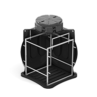 Анонс Колодец КС-5М с каркасом, дополнительной горловиной H200 с крышкой D780 мм