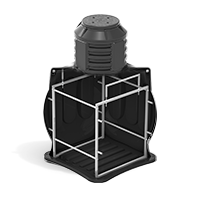 Анонс Колодец КС-5М с каркасом, с дополнительной секцией D780 и крышкой D780 