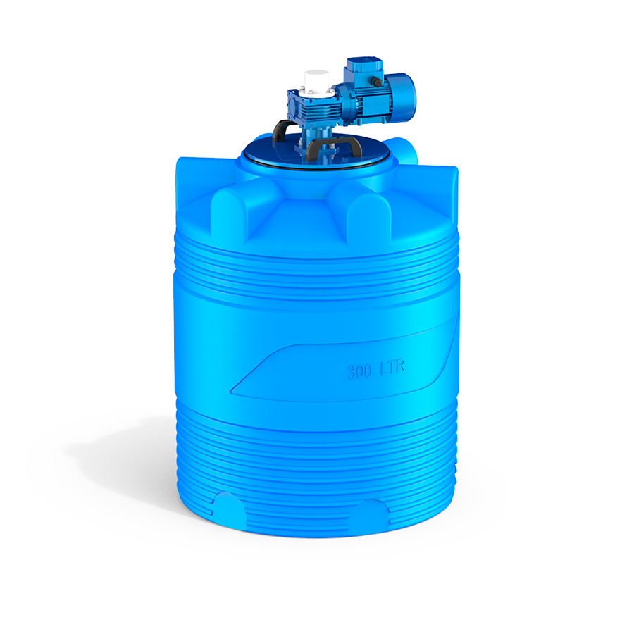 Емкость V 300 литров с мешалкой для вязких жидкостей фото 1