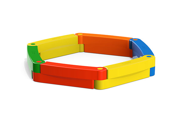 Песочница сборная из пластика