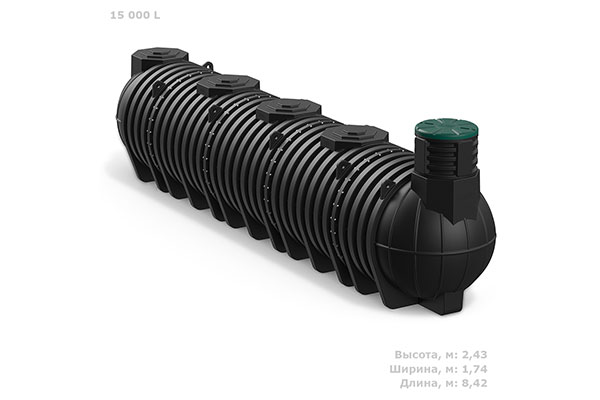 Подземный сборный модульный резервуар