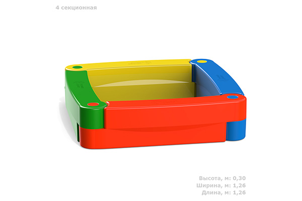 Песочница сборная детская