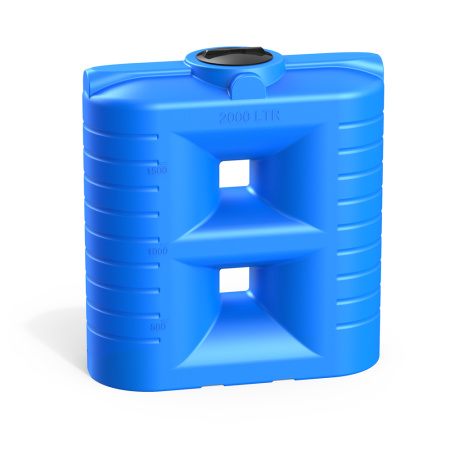 Бак SN 2000 литров цвет синий вид сбоку 1