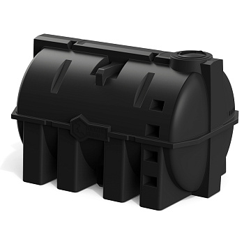 Горизонтальная емкость G 10000 литров (черный)