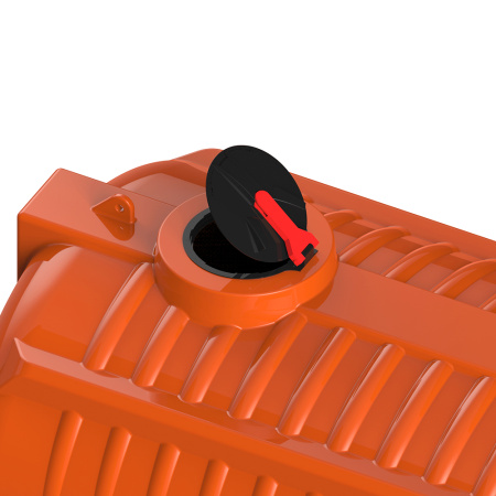 Емкость G 8000 литров КАС с откидной крышкой фото ракурс с открытой крышкой