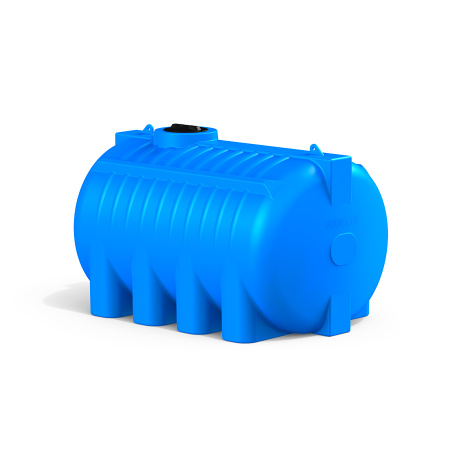 Горизонтальная емкость G 8000 литров цвет синий фото вид спереди 2