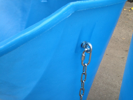 Приемная секция мусоросброса «Стандарт» крепление