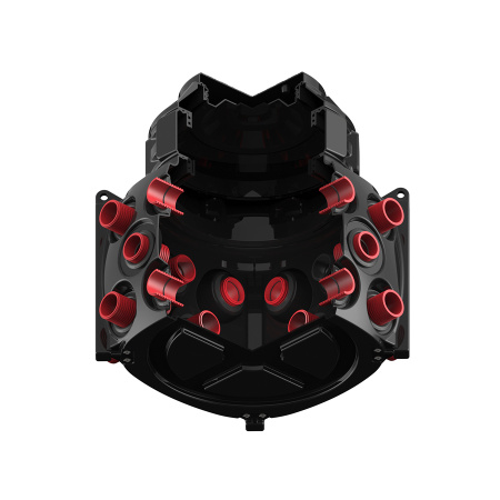 Колодец КН 1000 H1100 с крышкой D560 мм фото в разрез с трубами