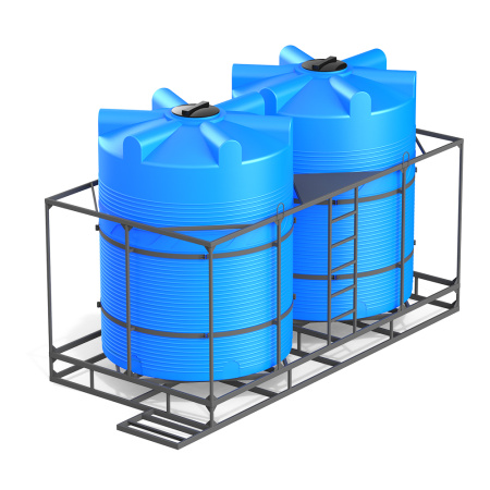 Кассета с полным сливом двойная с емкостями V 6000 Стандарт - фото 3