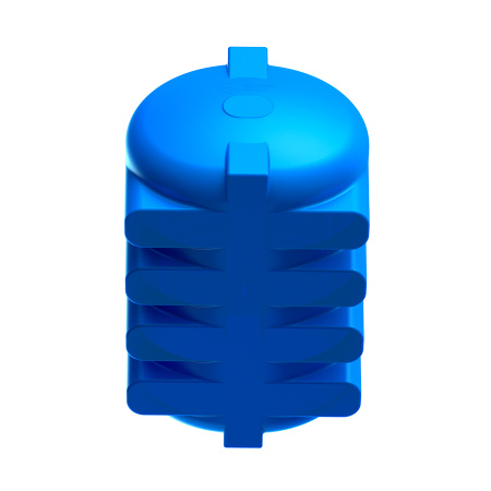 Горизонтальная емкость G 8000 литров цвет синий фото вид снизу