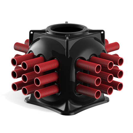 Каркас колодца КС-5М с вводами труб