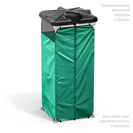 Бак душевой «РОСА» 110 литров + душевая кабина РОСА