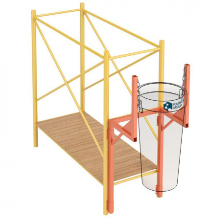 Кронштейн к лесам и фасадам для мусоросброса Кронштейн к лесам и фасадам для мусоросброса