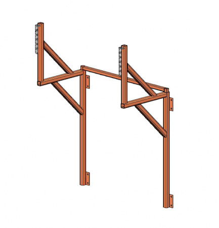 Кронштейн к лесам и фасадам для мусоросброса схема Кронштейн к лесам и фасадам для мусоросброса схема