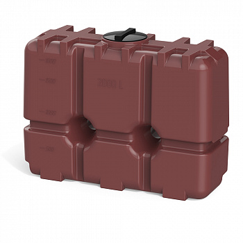 Анонс Бак R 2000 литров цвет коричневый Анонс Бак R 2000 литров цвет коричневый