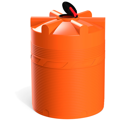 Емкость V 6000 литров КАС с откидной крышкой - фото 1