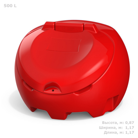 Ящик для соли, реагентов 500 литров PREMIUM