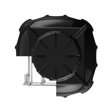 Колодец КС-5М с каркасом, дополнительной горловиной H200 с крышкой D780 мм фото 03 вид сверху