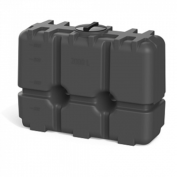 Анонс Бак R 2000 литров цвет черный Анонс Бак R 2000 литров цвет черный