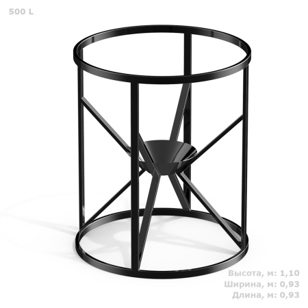 Обрешетка для К 500 литров фото с габаритами