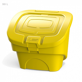 Желтый ящик 90 литров
