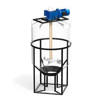 Емкость К  1000 с мешалкой для вязких жидкостей до 1000 мПа*с