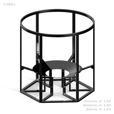 Обрешетка для К 3000 литров