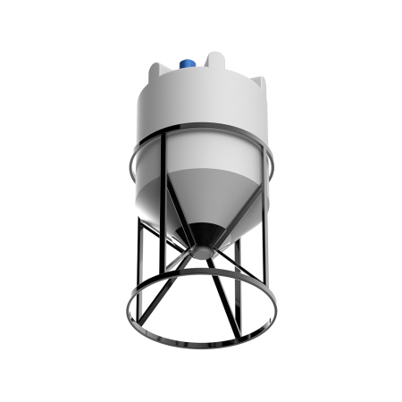 Емкость K 500 литров с турбинной мешалкой Микс DSL фото снизу