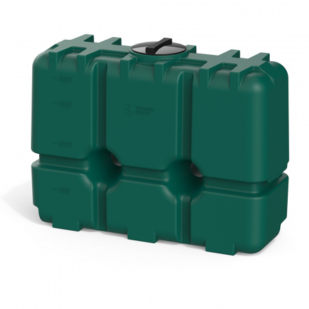 Бак прямоугольный R 2000 литров зеленый цвет фото 3 Бак прямоугольный R 2000 литров зеленый цвет фото 3