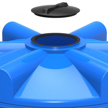 Крышка резьбовая для кассеты двойной с емкостями V 5000 стандарт