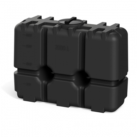 Бак прямоугольный R 2000 литров черный цвет фото 4 Бак прямоугольный R 2000 литров черный цвет фото 4