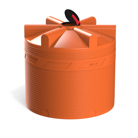 Емкость V 8000 литров КАС с откидной крышкой - фото 1