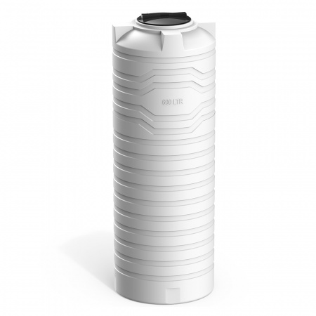 Узкая тонкая емкость N 600 литров цвет белый