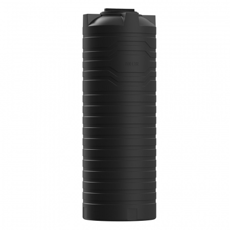 Узкая тонкая емкость N 700 литров вид сбоку цвет черный