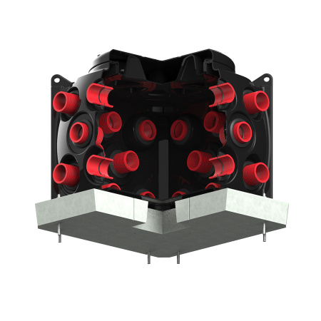 Колодец КН 1000x1000 H800 с крышкой D780 мм фото анкерение
