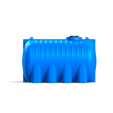 Горизонтальная емкость G 8000 литров цвет синий фото вид сбоку
