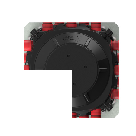 Колодец КН 1000x1000 H900 с крышкой D560 мм фото колодец разрез трубы анкерение