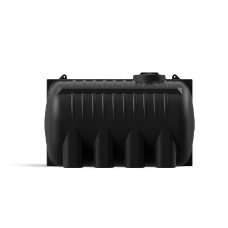 Горизонтальная емкость G 8000 литров цвет черный вид сбоку 1