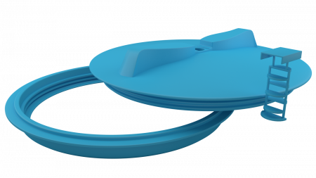 Крышка с дыхательным клапаном 350 мм для емкостей