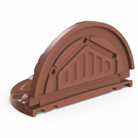 Коричневая крышка колодца «Роса» - фото 4