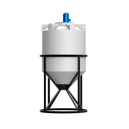 Емкость K 500 литров с турбинной мешалкой Микс DSL фото сбоку